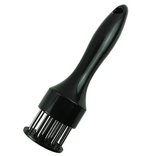 Meat tenderizer with stainless steel needle prongs from 19357 kitchen tool set, stainless steel prongs for tenderizing meat.