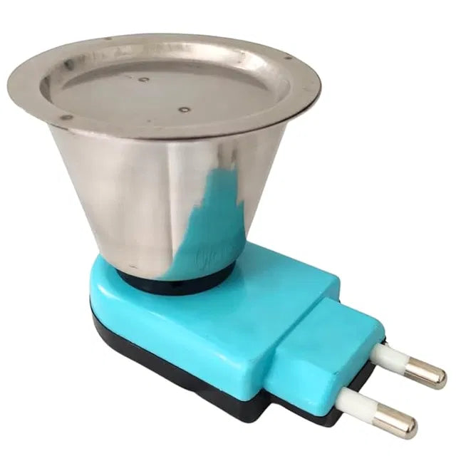 Stainless steel electric incense burner and dhoop dani with kapoor dani for home fragrance, part of kitchen tool set 19357.