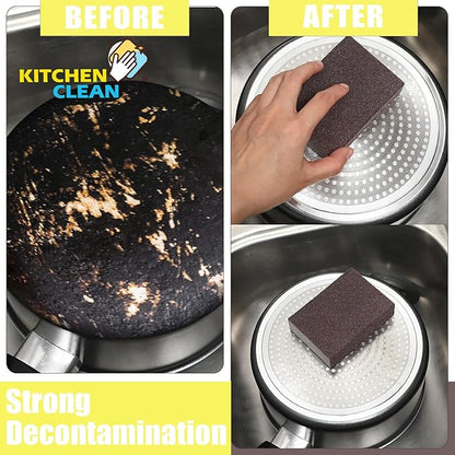 Kitchen Clean multipurpose sand scrub sponge pad by 19357, showing a textured scrubbing sponge for cleaning dishes and surfaces.