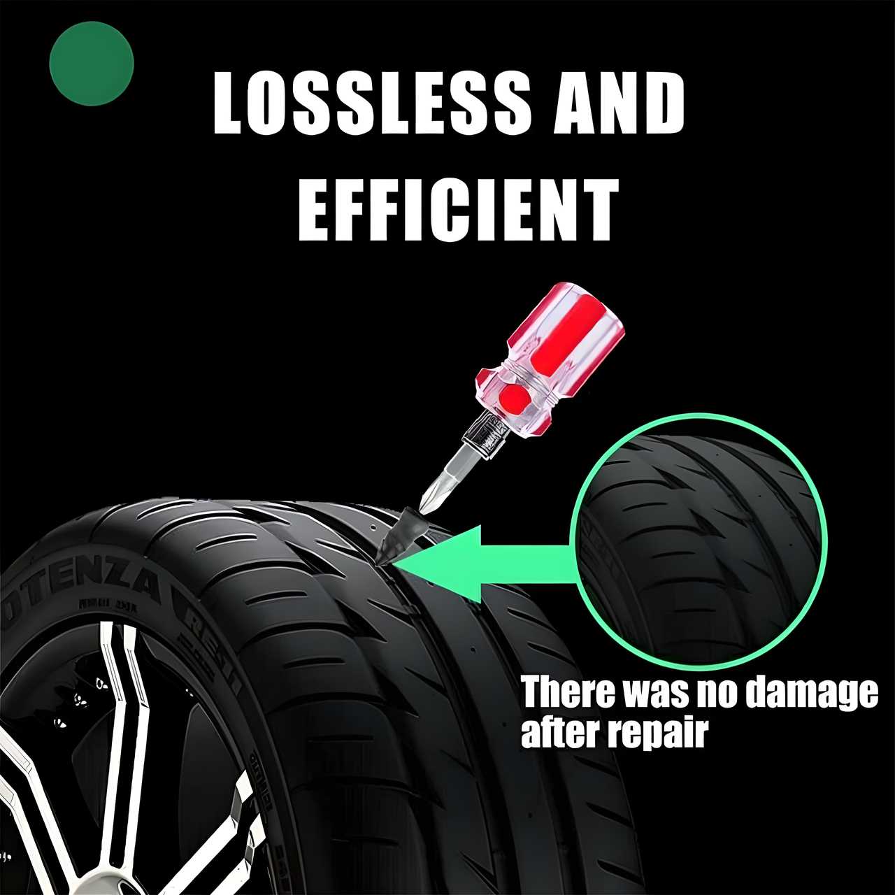 Pack of 10 motorcycle and car fast tool self-service tire repair nails, ideal for quick puncture fixes and tire maintenance.