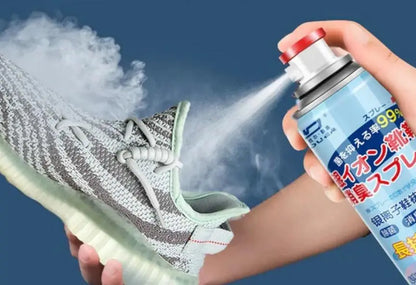 19378 shoe deodorant spray 400g, a natural spray to keep shoes fresh and odor-free, from creams, gels, and sprays product line.