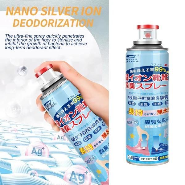 19378 shoe deodorant spray in 400g bottle, a spray for freshening and deodorizing shoes and footwear.