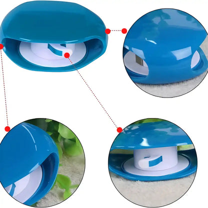 Automatic cord winder and headphone cable organizer from 19378, compact electric grooming set accessory with tidy storage design.