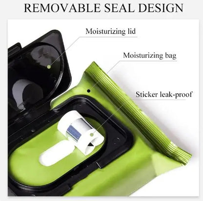 Avocado makeup remover wipes for eyes, 60 pcs, from 19378, shown with packaging and wipes on a clean surface.