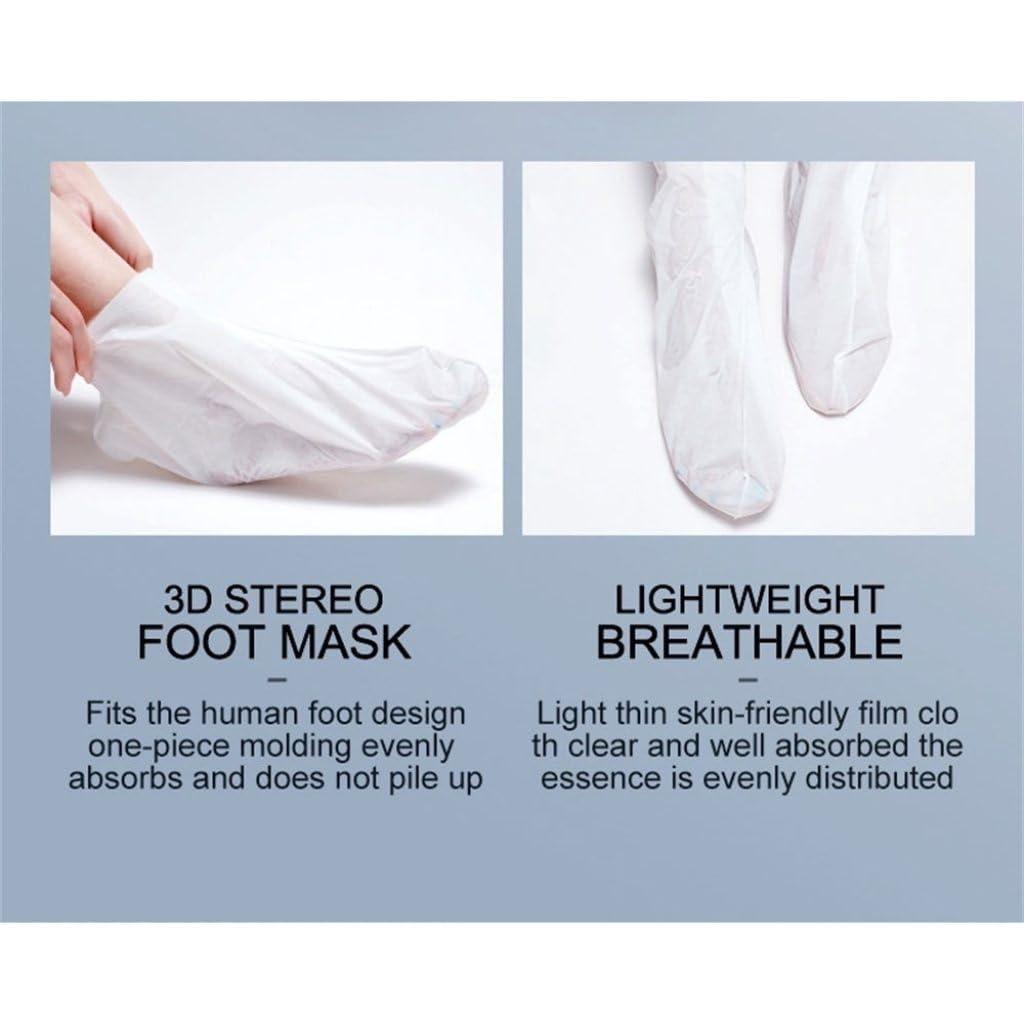 Exfoliating foot mask sock by 19378, designed for hydrating and softening feet during pedicure treatments.