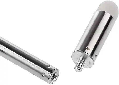 Extendable telescopic self-defense stick and hand pointer, hockey stick style, by brand 19378, with a retractable design.
