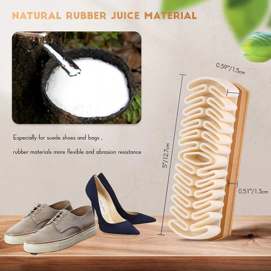 19378 2-in-1 shoe cleaning brush from kitchen tool set, with dual sides for scrubbing and polishing shoes.