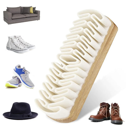19378 2-in-1 shoe cleaning brush from kitchen tool sets with dual-sided brush for shoe and surface cleaning.