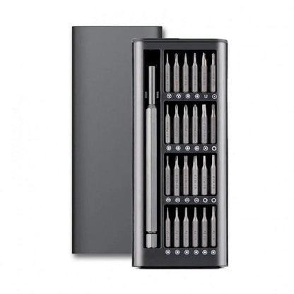 24-piece precision screwdriver set from 19378, ideal for kitchen tool repairs, with various small screwdrivers and ergonomic handles.