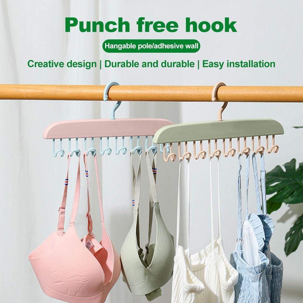 Plastic closet hanger for underwear and clothes, multifunctional and durable, part of the 19378 kitchen tool set.