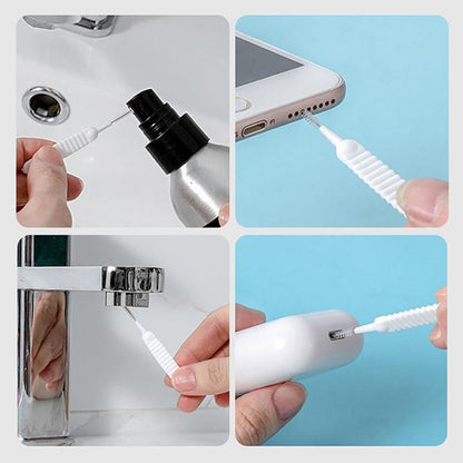 Set of 20 multifunctional gap hole anti-clogging cleaning brushes from 19378 kitchen tool set, ideal for kitchen sink and drain cleaning.