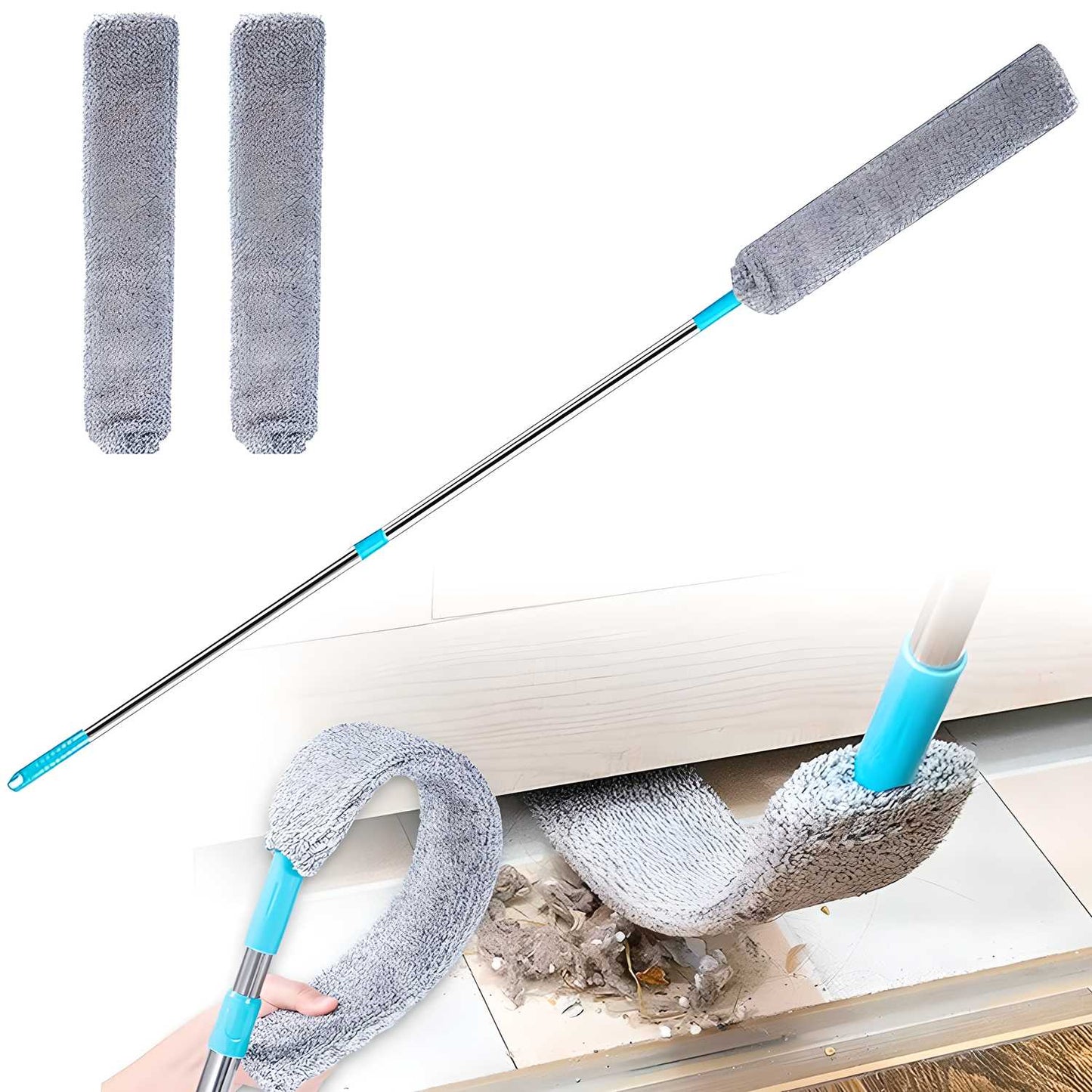 Retractable gap dust cleaner from 19378 kitchen tool set, designed for cleaning narrow spaces and tight corners.