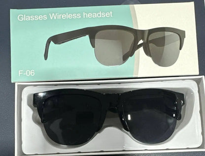 Wireless Bluetooth men's sunglasses with open-ear design, built-in speakers for music and hands-free calling, for men and women.