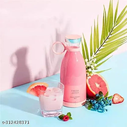 Wireless mini juicer bottle by 19381, a portable electric blender designed for cycling, featuring a compact personal size and sleek design.