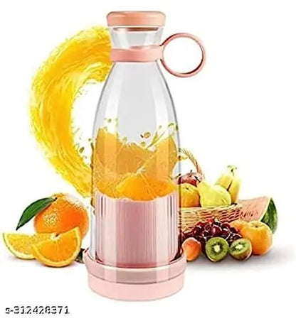 Wireless portable mini juicer bottle by 19381, compact electric blender for fresh juice on-the-go, ideal for cycling and fitness.
