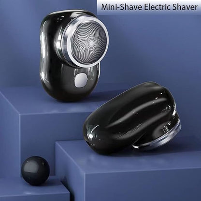Mini-Shave portable electric shaver for men, nose and ear hair trimmer, upgraded 2023 model, compact and easy to use.