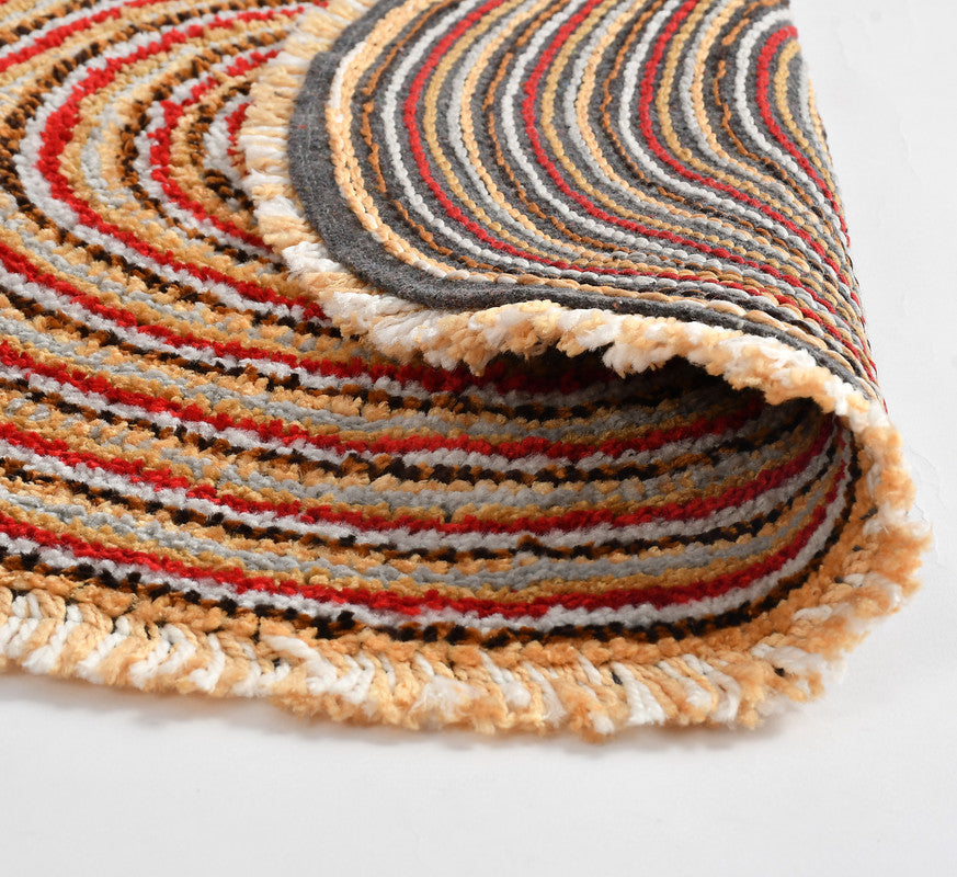 Red microfiber anti-skid washable bathmats, 40x60cm, soft and durable doormats, pack of 2 from 19676.