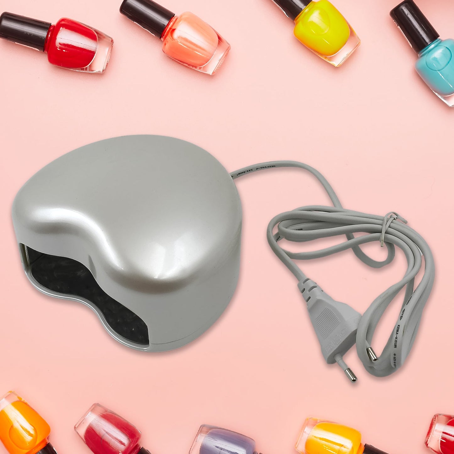 Wukusy LED UV nail dryer gel nail curing lamp, compact health care device for quick and efficient nail curing.