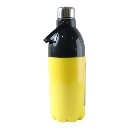Wukusy large 1400ml leakproof water bottle with black lid, durable plastic, and ergonomic design for easy carrying.