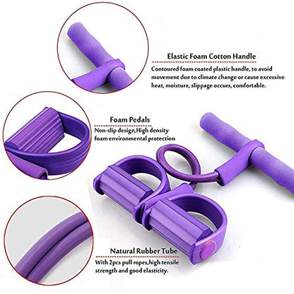 Wukusy 1342 extra strong pull string body building training pull rope for rubber exercises and strength training.