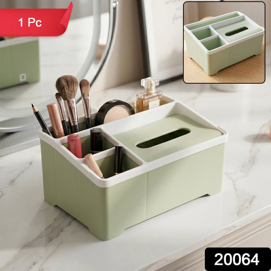 Wukusy plastic storage organizer box with multiple compartments for versatile organization of small items