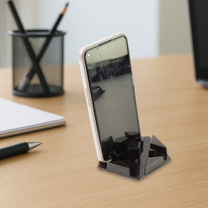 Wukusy multi-angle plastic mobile phone stand holder, 2-piece set in mixed colors, for hands-free viewing and support.