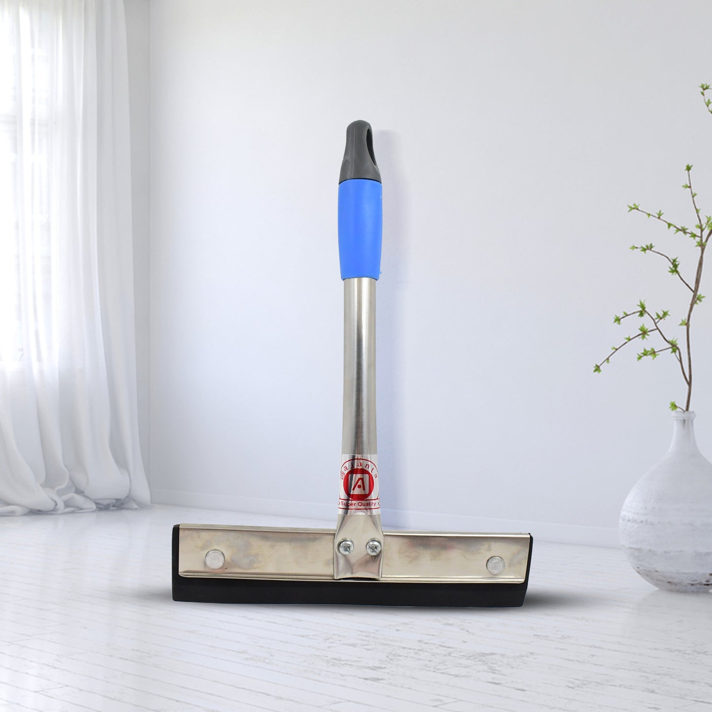 Heavy stainless steel kitchen wiper by Wukusy, 29.21 cm long, ideal for home improvement and cleaning tasks.