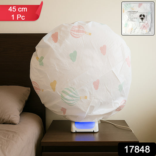 Wukusy protective dust cover for 45 cm table fan, home improvement, breathable fabric, fits securely over fan to keep dust away