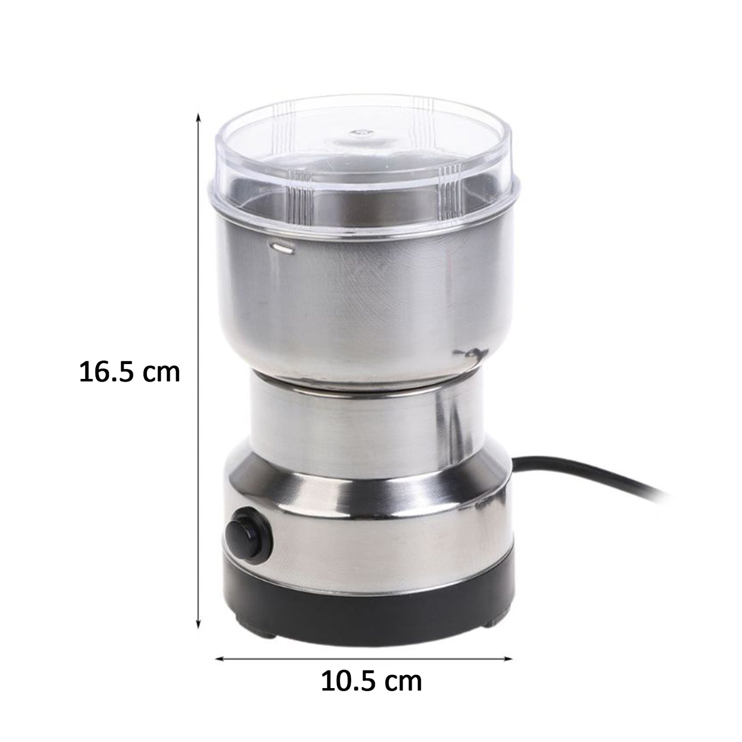 Wukusy 2515 Mini Electric Stainless Steel Multifunction Smash Machine on countertop with blending and crushing attachments