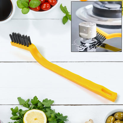 Wukusy mini wire brush with nylon bristles, ideal for cleaning small kitchen tools and delicate surfaces.