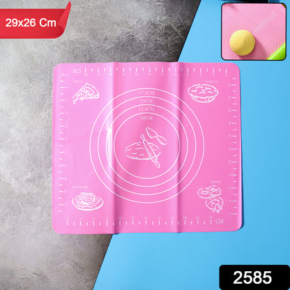 Wukusy non-stick dough rolling baking mat, 29x26 cm, for baking and dough preparation in home kitchen, reusable and easy to clean