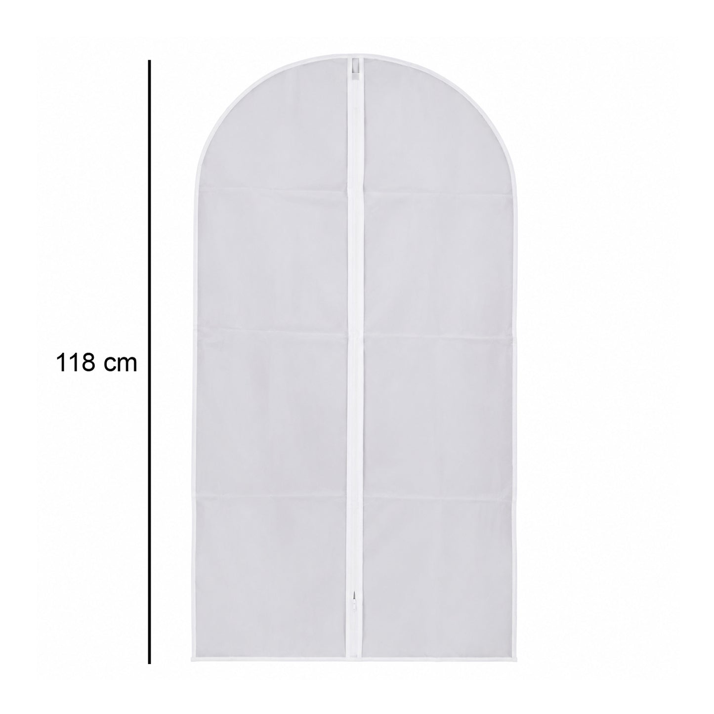 Set of five Wukusy foldable non-woven suit covers and coat covers for garment storage and protection.