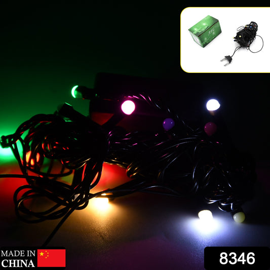Wukusy 3m multi-color LED string light for Diwali, wedding, and festival decor, suitable for indoor and outdoor home decoration.