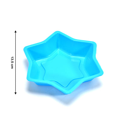 Wukusy Star Shape Silicone Resin Mold, flexible kitchen tool for creating star-shaped resin or craft pieces.