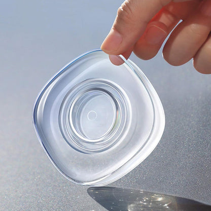 Wukusy multi-purpose square super gel pad for holding mobile devices and cable protection, shown with a mobile device and cables.