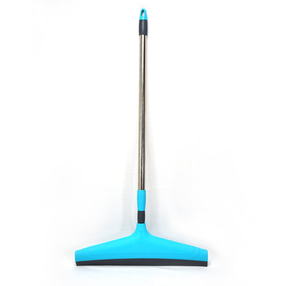 Adjustable stainless steel bathroom floor wiper by Wukusy, featuring a sleek design and ergonomic handle for effective cleaning.