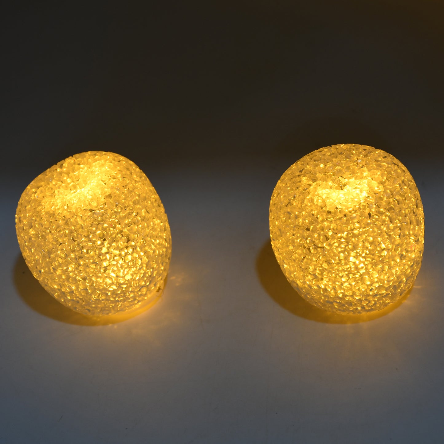 Set of six Wukusy crystal night lights featuring multi-shape small LED lamps for home decoration and ambiance.