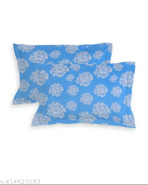 Super soft glace cotton double bedsheet with elastic fitted edges and two pillow covers, 72x78 inches, by brand 20027.