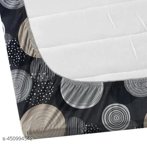 Super soft glace cotton double bedsheet with elastic all-round fit and 2 pillow covers, measuring 72x78 inches.