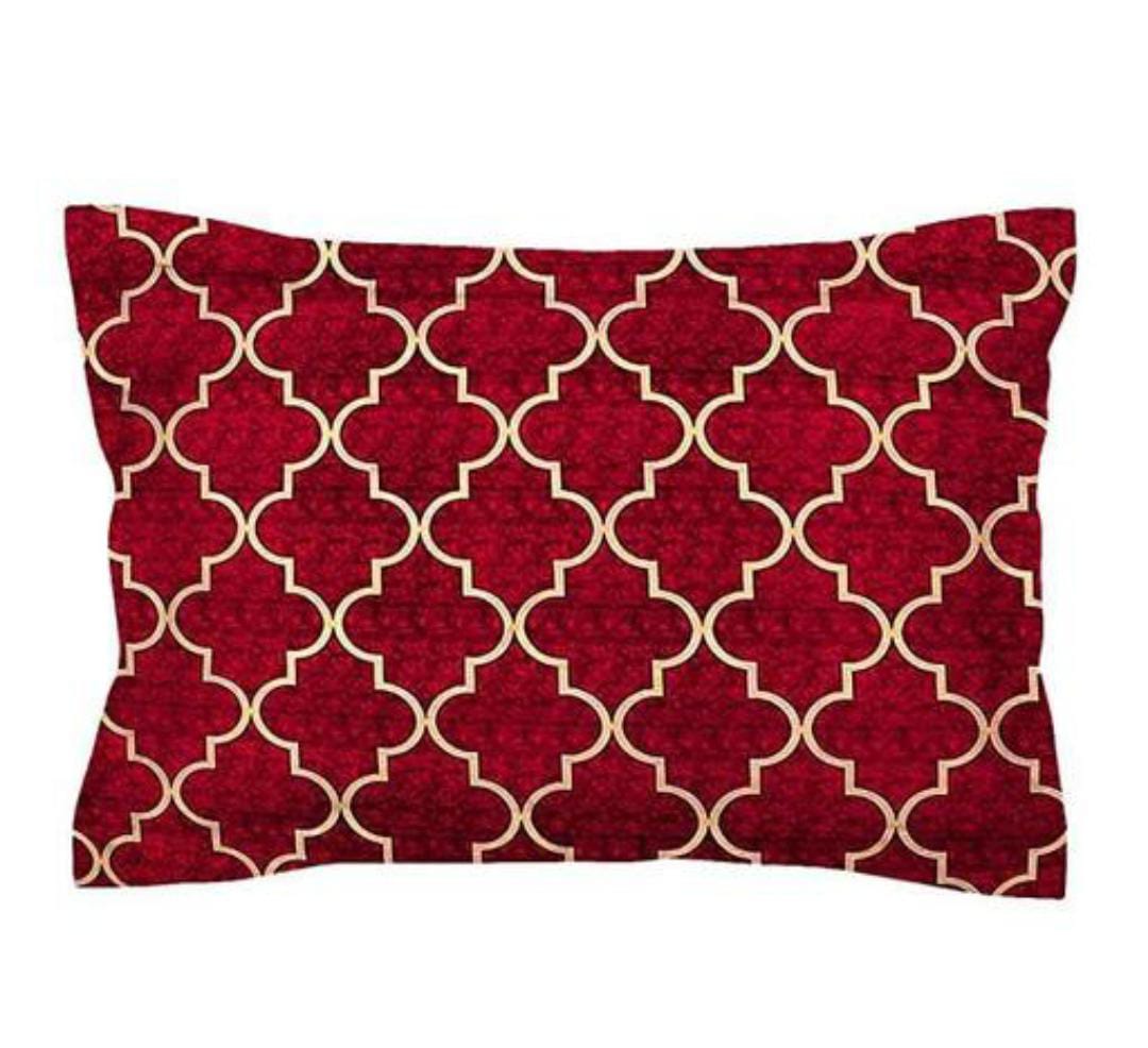 Super soft glace cotton fitted bedsheet with elastic edges and two pillow covers, 72x78 inches, by brand 20027.