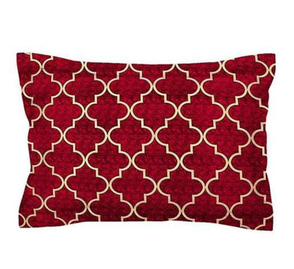 Super soft glace cotton fitted bedsheet with elastic edges and two pillow covers, 72x78 inches, by brand 20027.