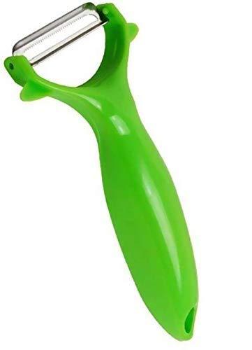 Wukusy 2010 kitchen stainless steel vegetable and fruit peeler with ergonomic handle and sharp blade for efficient peeling.