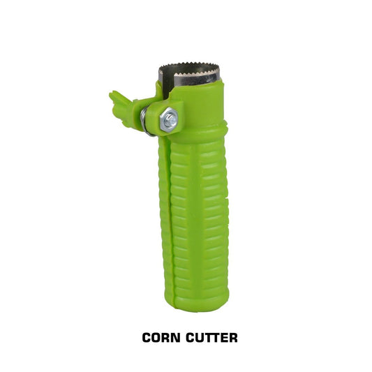 Wukusy 2048 plastic corn cutter stripper with stainless steel blades, kitchen tool for removing corn kernels efficiently