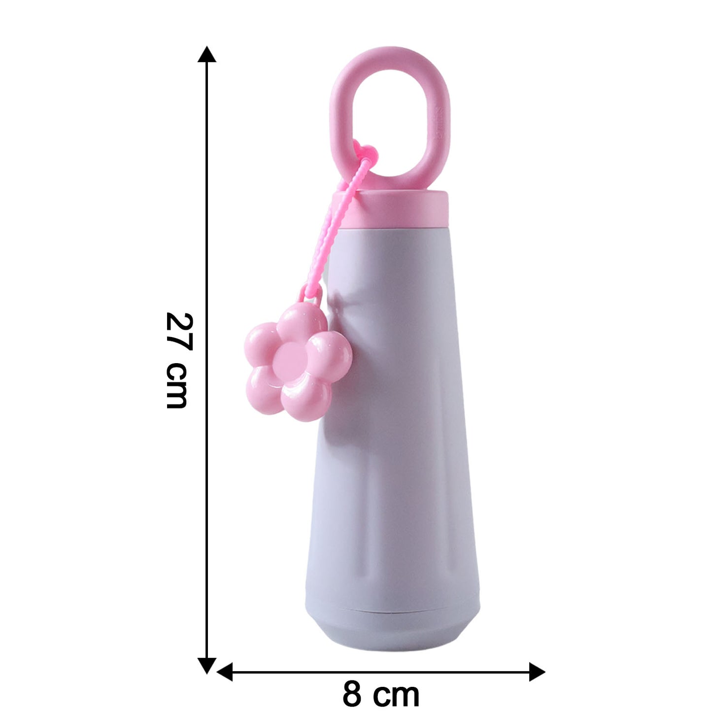Cute portable water bottle by Wukusy, 450ml capacity, with a colorful design and leak-proof lid, perfect for on-the-go hydration.