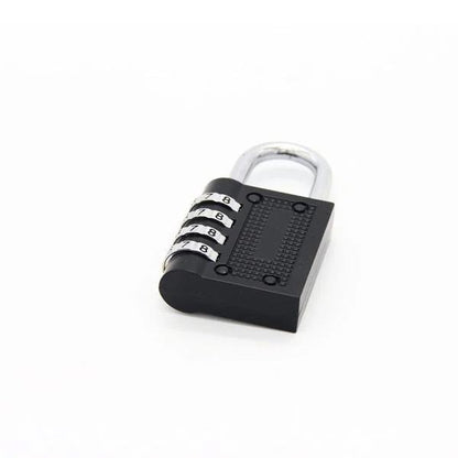 Wukusy 218 4-digit combination padlock showing metal body and dials, used for securing lockers, gates, or storage units.