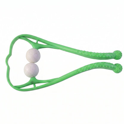 Manual Neck Shoulder Roller Massager With Rolling Balls For Pain Relief (1 Pc)