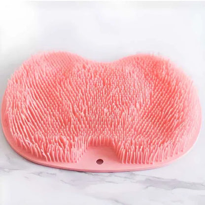 Silicone multiuse bath and foot scrubber from 22123, flexible body scrubber with textured surface for gentle cleaning.