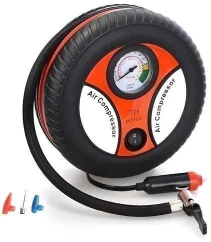 Automatic car air compressor and tyre puncture repair tool kit from 22123, featuring a compact, portable design for easy roadside use.
