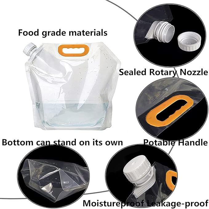 Set of five reusable grain storage bags by 22123, produce storage bags for keeping grains fresh and organized.