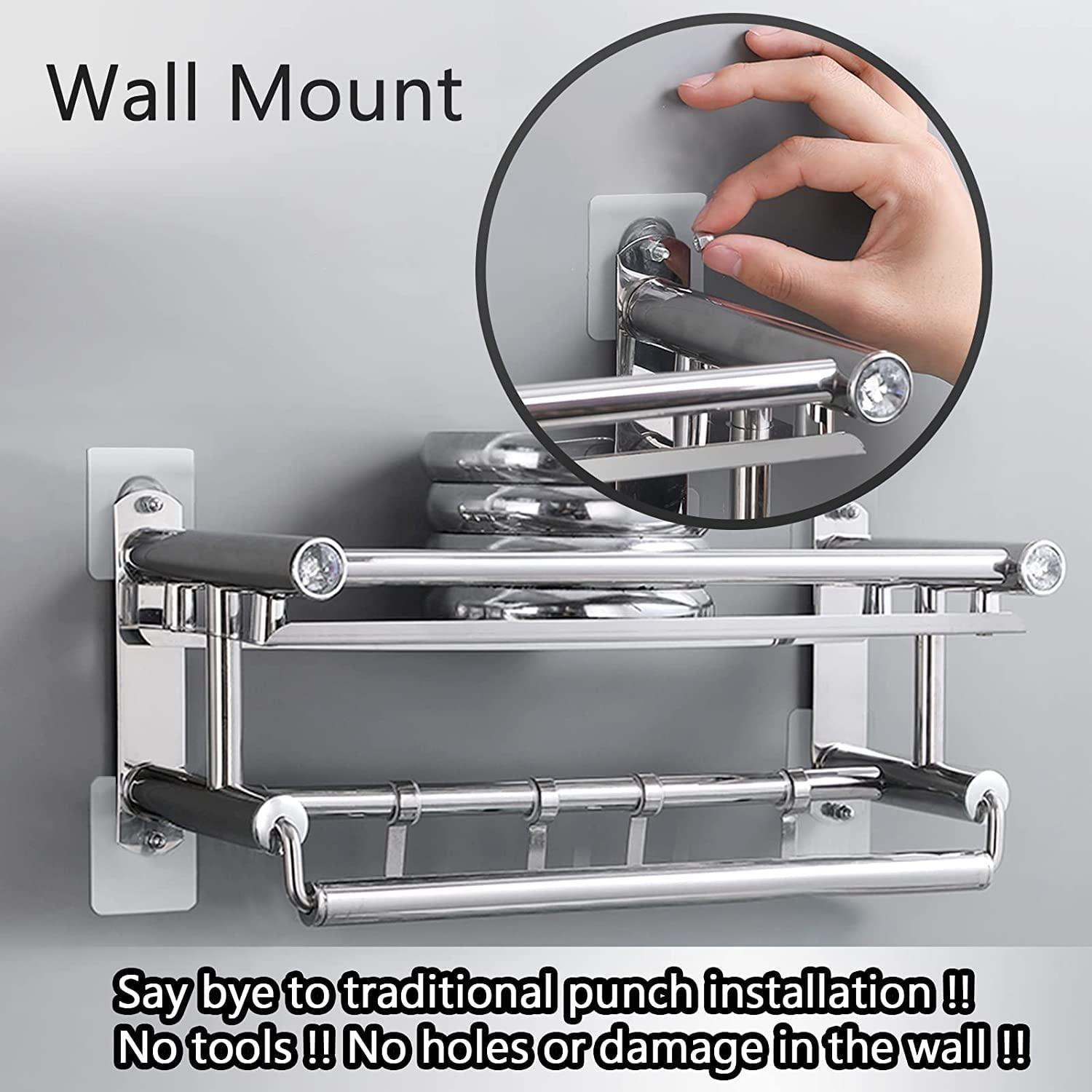 Set of 10 wall mount screw hooks by 22123 for kitchen, bathroom, bedroom, and living room use, ideal for hanging items.